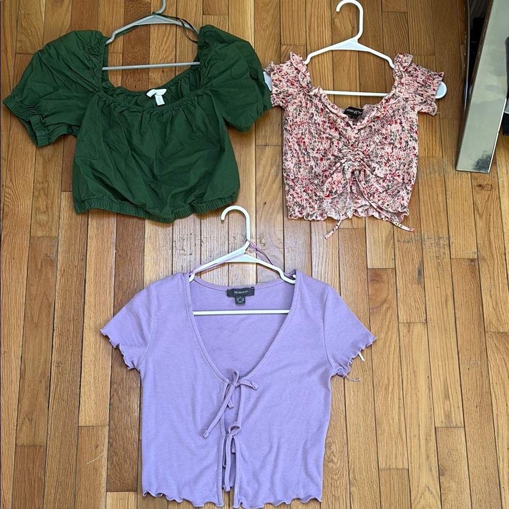 Green Puff Sleeve Top